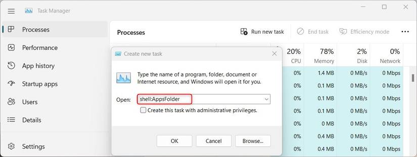 7 Ways to Open the AppsFolder in Windows 11