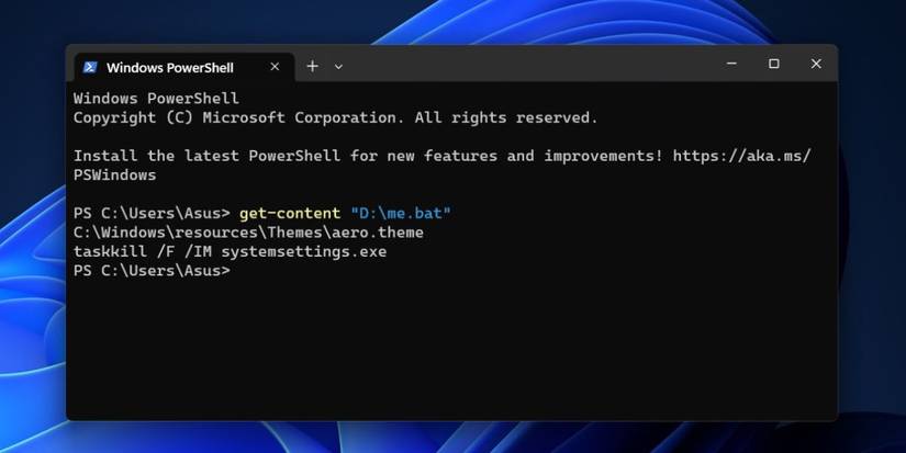 Catch File How to View a Batch File's Contents on Windows 11