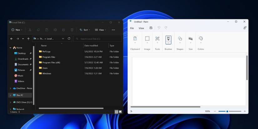 File Tab Paint How to Use Dark Mode in Microsoft Paint