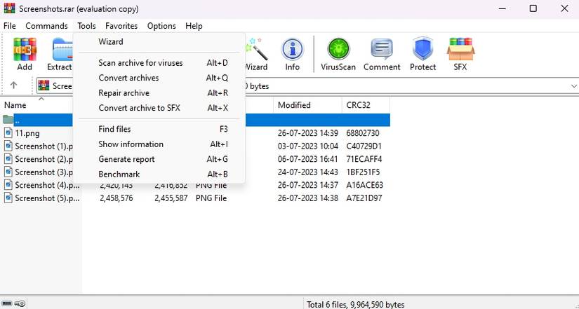 6 Ways to Fix the Checksum Error in WinRAR
