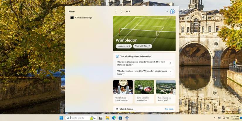 Search Box Events Popup in Windows 11-1
