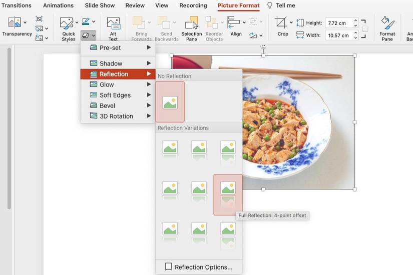 Reflection Powerpoint Image The Complete Guide to Editing Images in PowerPoint