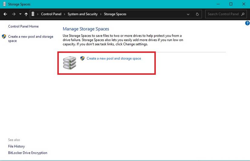 Create Storage Setup How to Troubleshoot Windows 10 Storage Spaces
