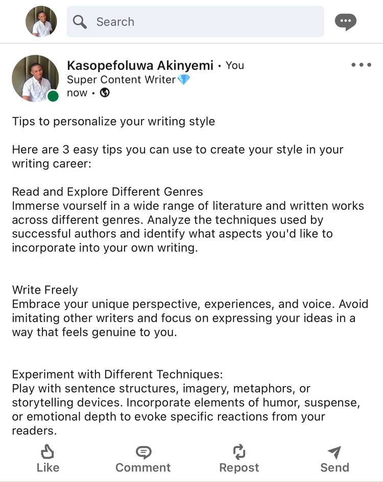 3 Tips for Formatting Your LinkedIn Posts Without a Third-Party Tool