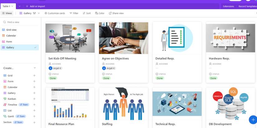 6 Types of Free Airtable Views and When to Use Them
