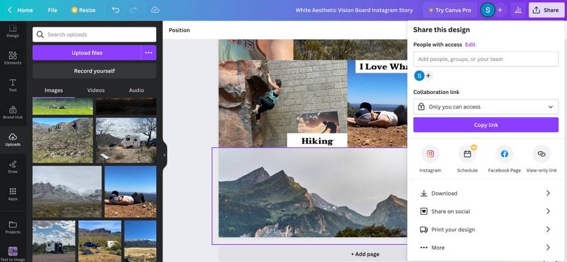 How to Create a Vision Board Using Canva
