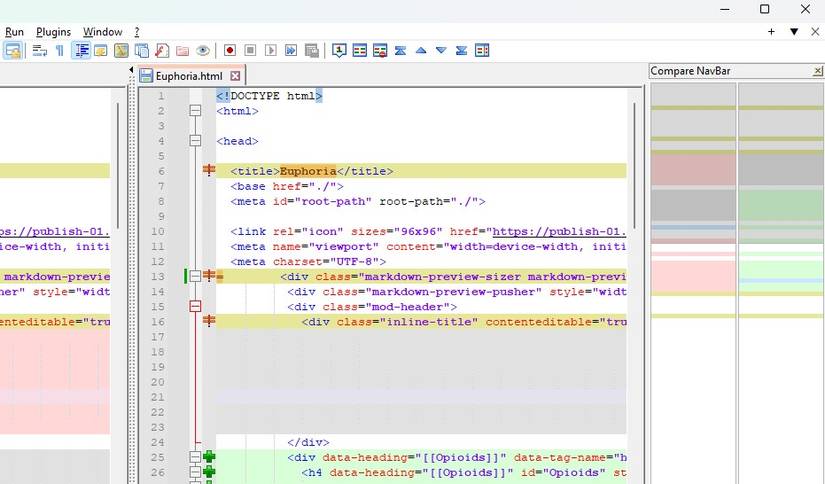How to Make Notepad++ Compare Two Files With a Plugin