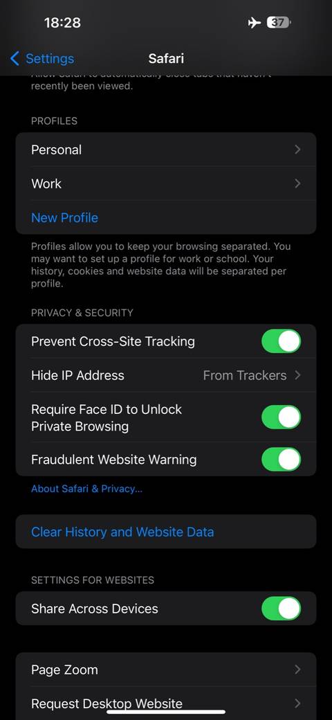 Iphone Use R Profile How to Create and Use Safari Profiles on an iPhone and iPad
