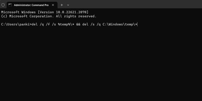 Temp Clean Command Can’t Delete Temporary Files in Windows? Try These Fixes