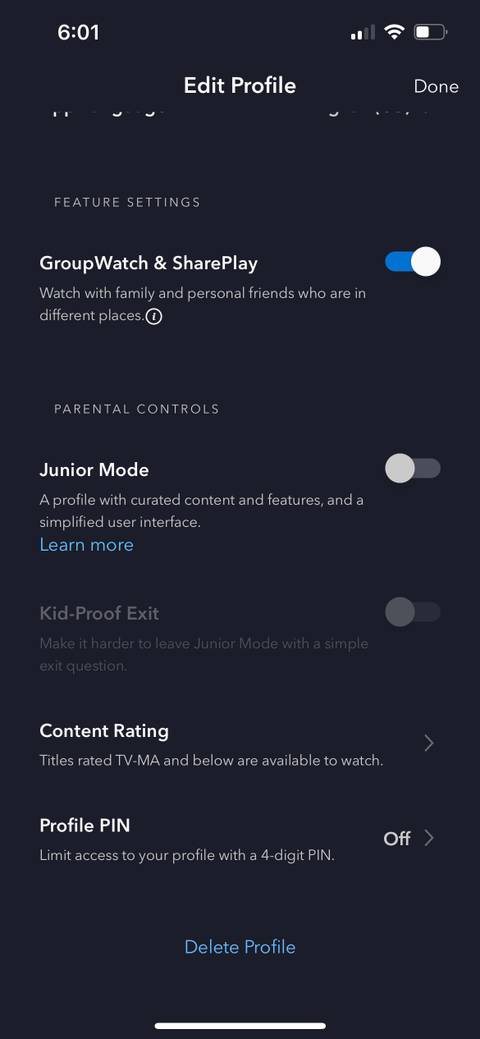 How to Edit a Disney+ Profile