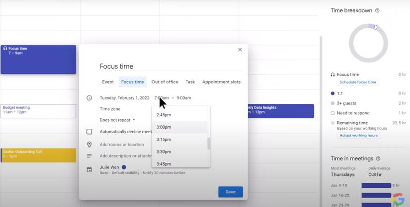 How to Get the Most Out of Time Insights in Google Calendar