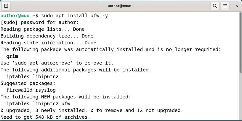 How to Configure a Firewall on Debian With UFW