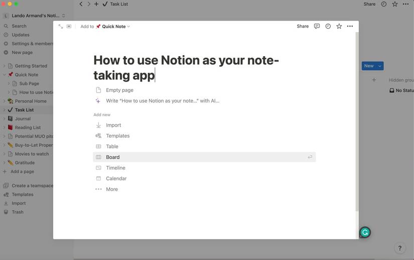 Notion Java Notes 7 Types of Productivity Tools That Notion Can Replace