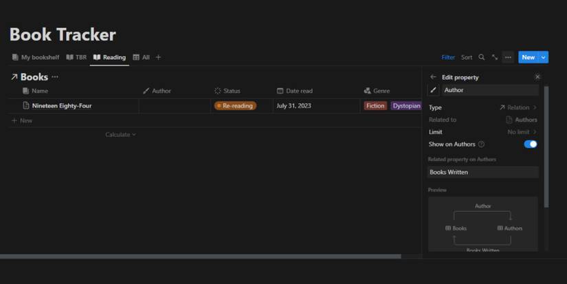 How to Create Your Own Book Tracker in Notion