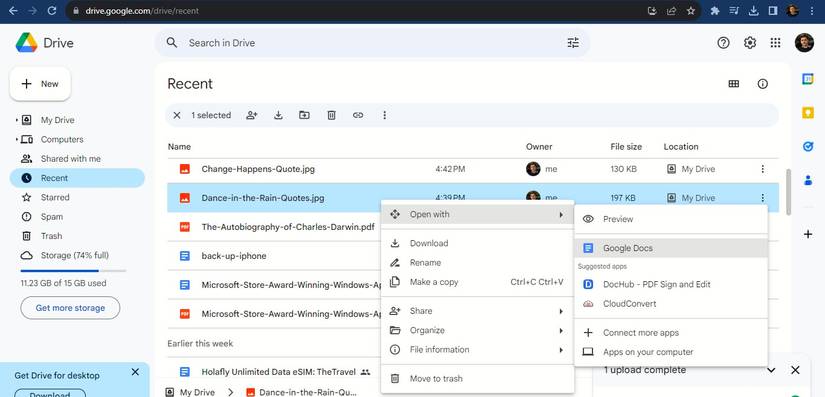 How to Extract Text From Images and PDFs With Google Drive