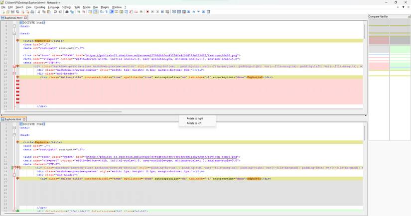 How to Make Notepad++ Compare Two Files With a Plugin