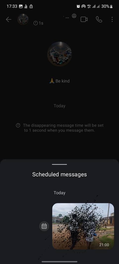 Signal Message. Image How to Schedule Messages on Signal