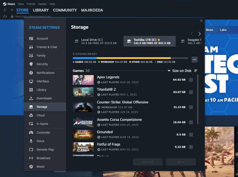 Steam Storage Device How to Play Steam Games on an External Drive Using the Steam Storage ...