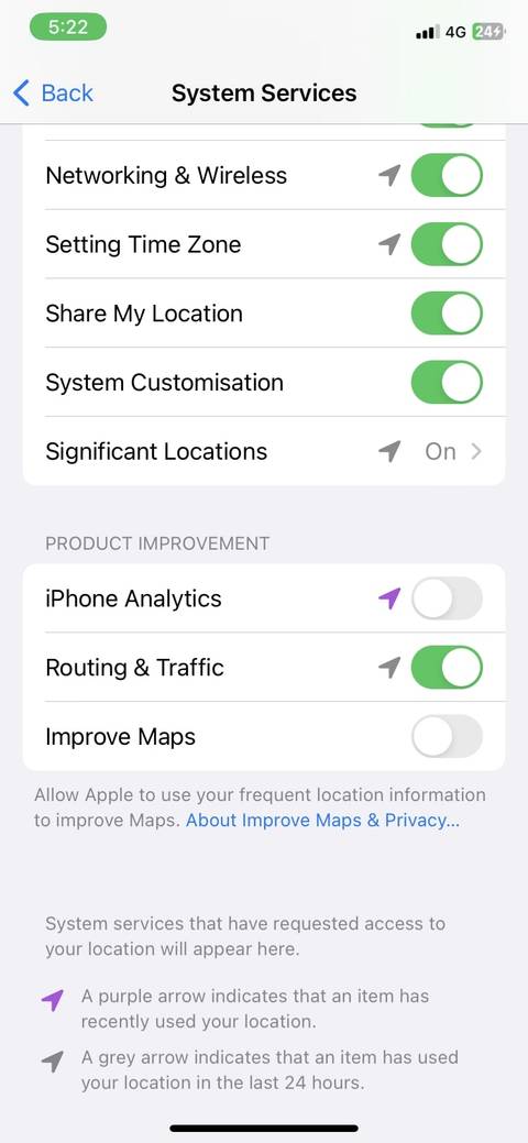 How to Control Location Permissions for System Services on Your iPhone
