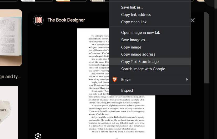 How to Extract Text From Images in Web Browsers