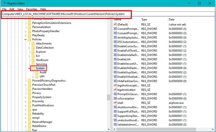 System.type Registry How to Activate or Deactivate Fast User Switching on Windows 10