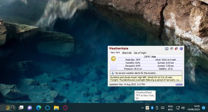 How to Add a Weather Icon to Your System Tray in Windows 11