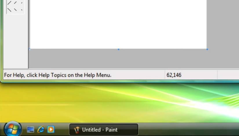 The Windows Vista taskbar