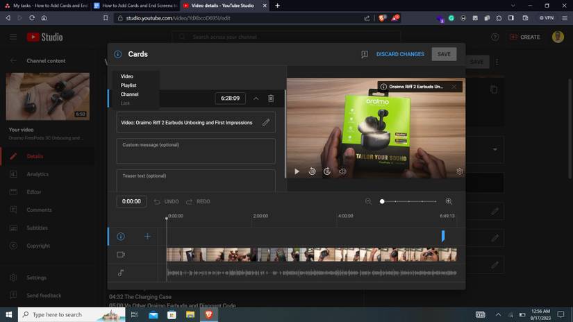 How to Add Cards and End Screens to Your YouTube Videos