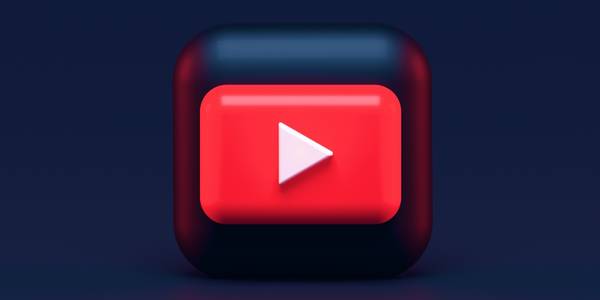 large red and white YouTube logo icon