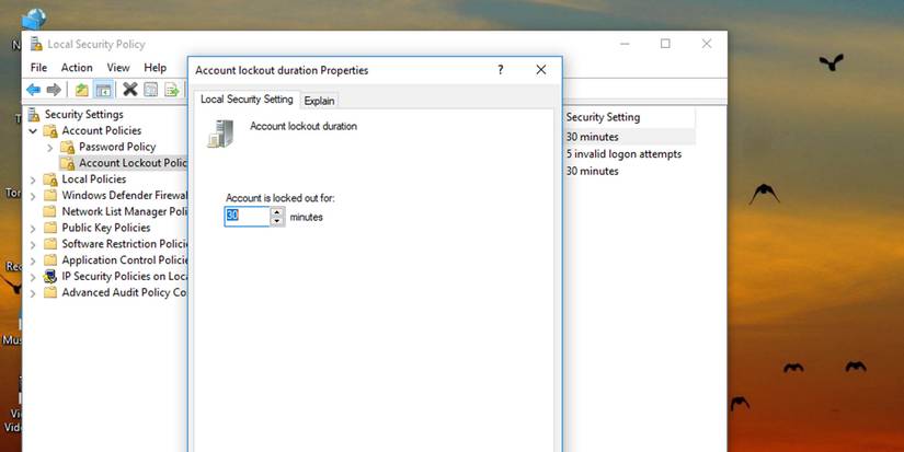 How to Change Lockout Duration After Failed Logon Attempts in Windows ...