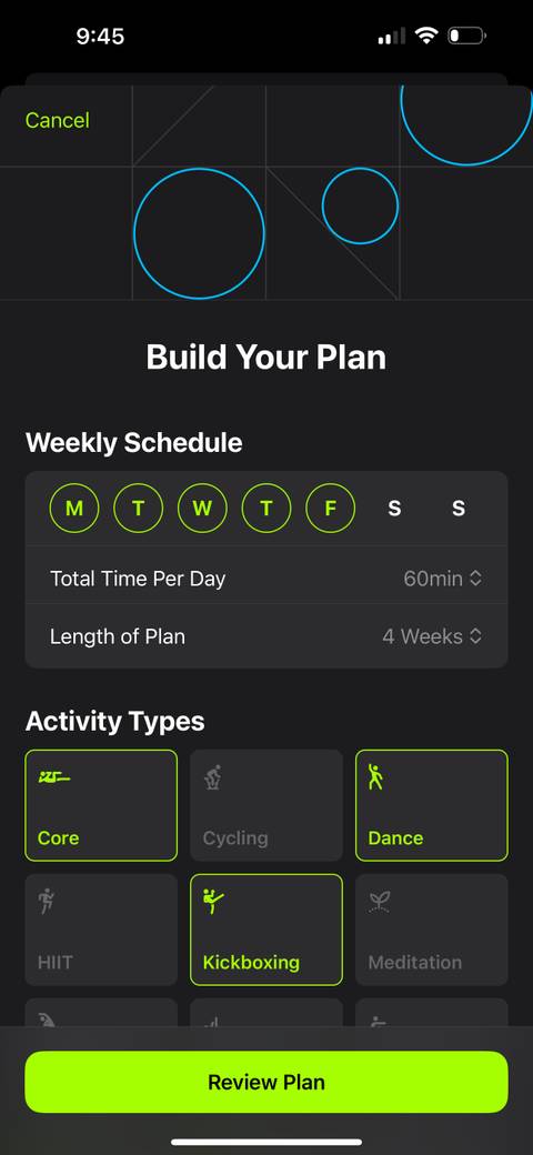 How to Set Up a Custom Workout Plan in Apple Fitness+