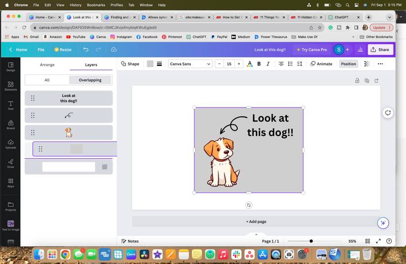 How to Use Layers in Your Designs on Canva