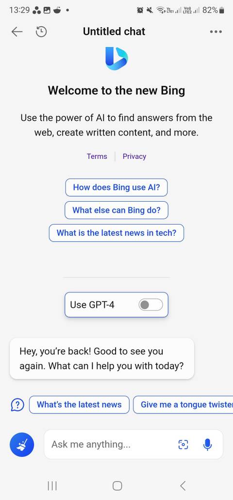 chatgpt 4 toggle for bing ai
