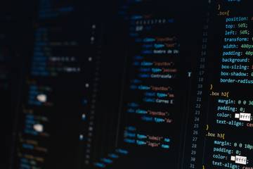 code editor open in dark mode