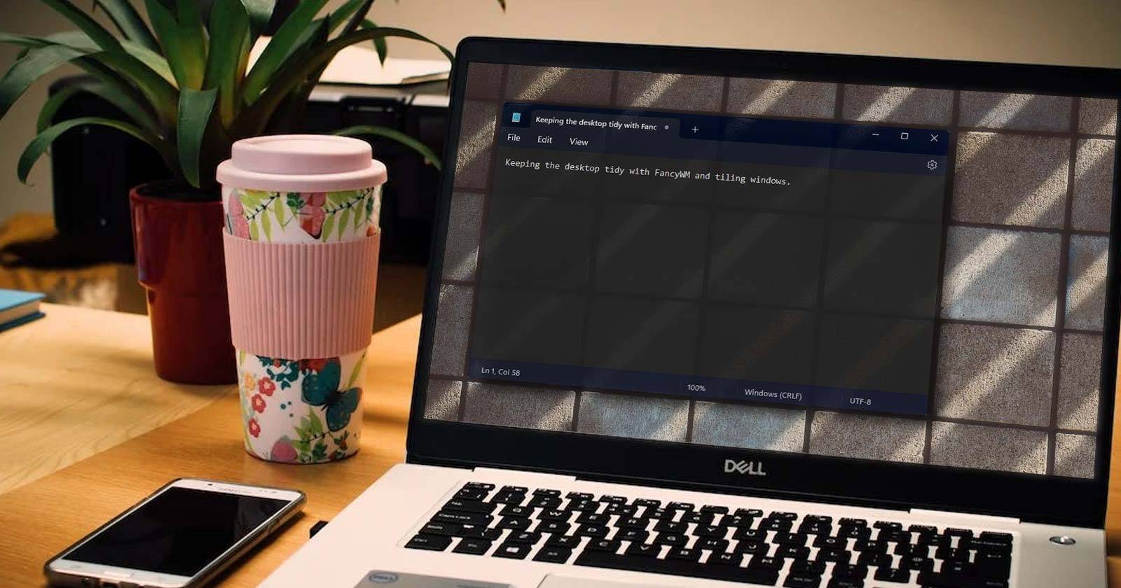 Upgrade Your Windows to a Dynamic Tiling Desktop With FancyWM