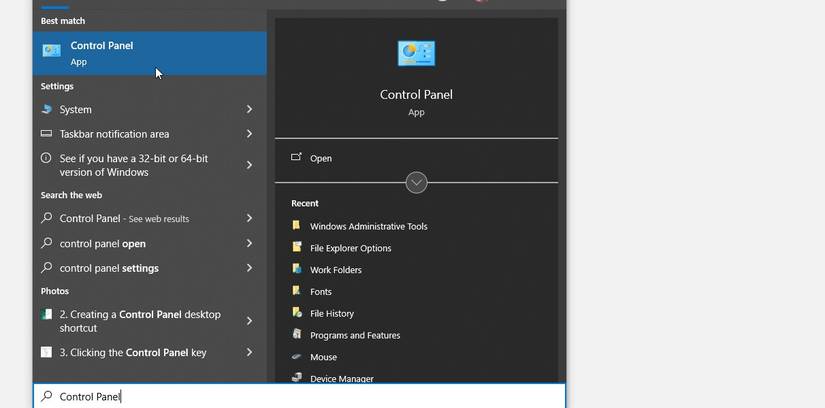 11 Ways to Open the Control Panel on Windows