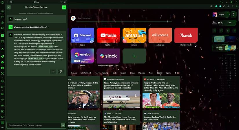 How to Enable and Use Aria AI in Opera GX