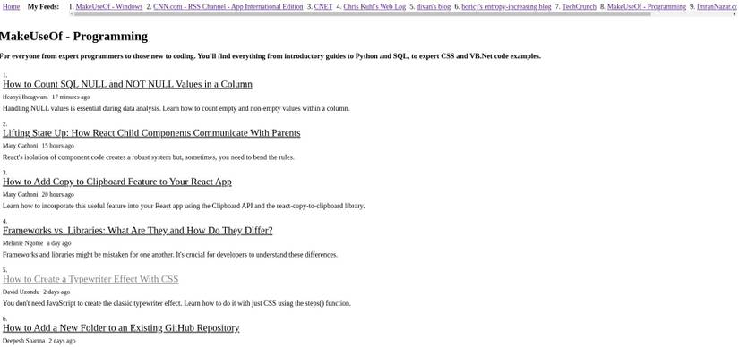 How to Create a Simple RSS Reader With SvelteKit