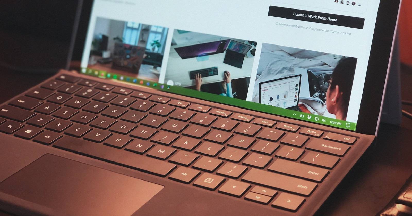 The Windows 10 taskbar