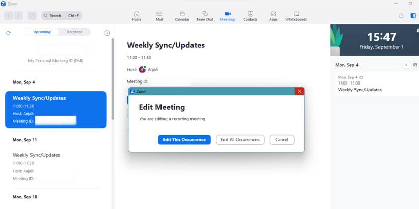 How to Set Up Recurring Meetings on Zoom
