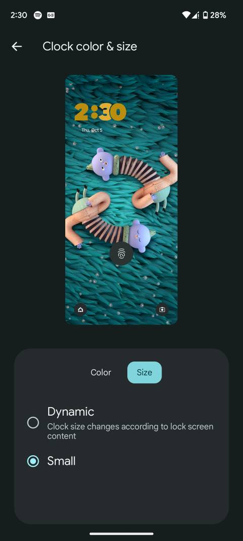 Lock Screen Android Dynamic Clock How to Customize Your Lock Screen in Android 14