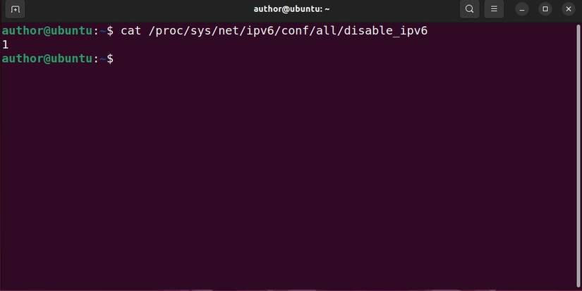 How to Disable IPv6 on Ubuntu