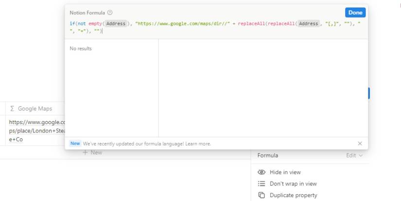 How to Generate Clickable Google and Apple Maps Links in Notion