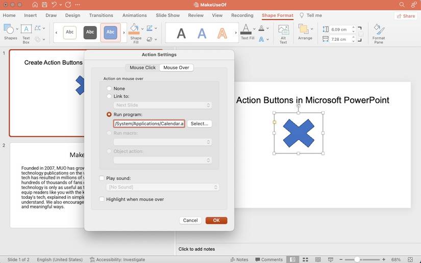 How to Create Action Buttons in Microsoft PowerPoint