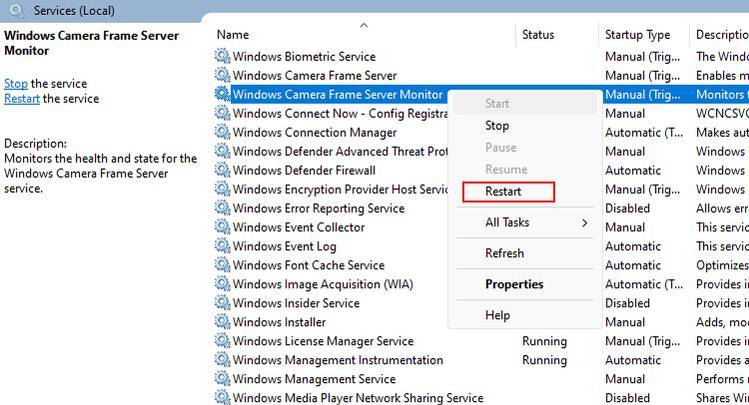 Frame Error Windows 11 A Complete Guide to Troubleshooting the Windows Camera App
