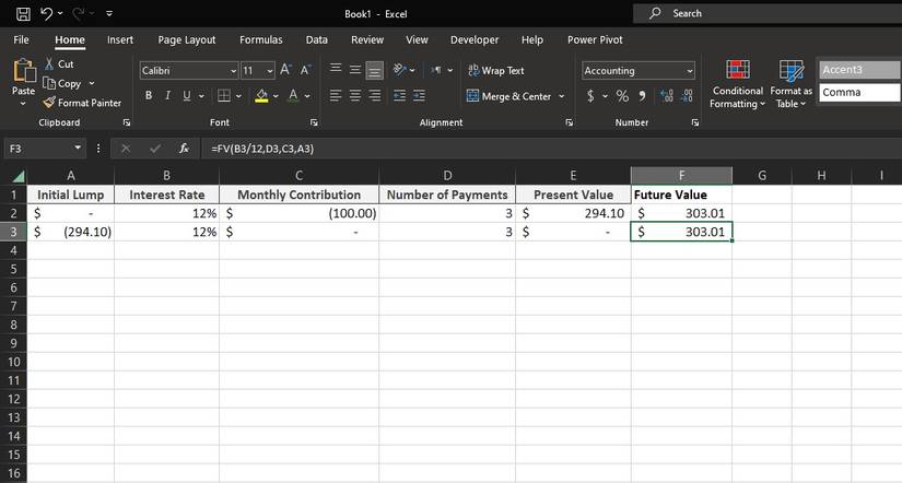 How to Use the PV Function in Excel to Calculate the Present Value of ...