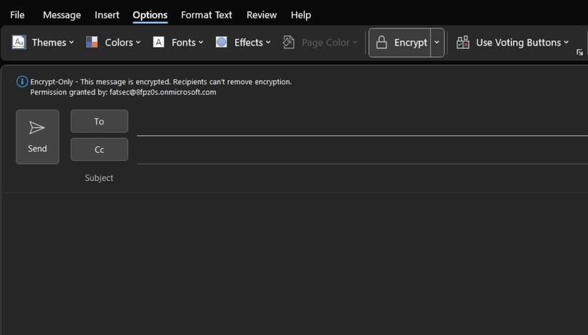 Encryption Button. Outlook How to Encrypt Email Sent in Microsoft Outlook