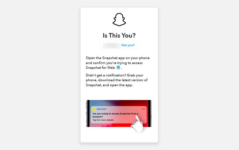 Click Snapchat How to Use Snapchat on the Web