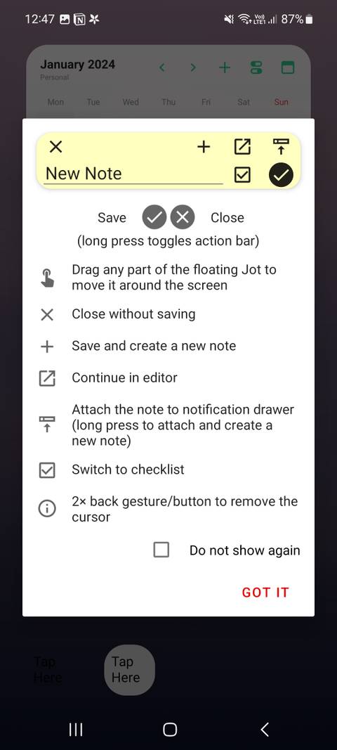Note Beside Screen 7 Android Apps to Write Notes Directly on the Home Screen