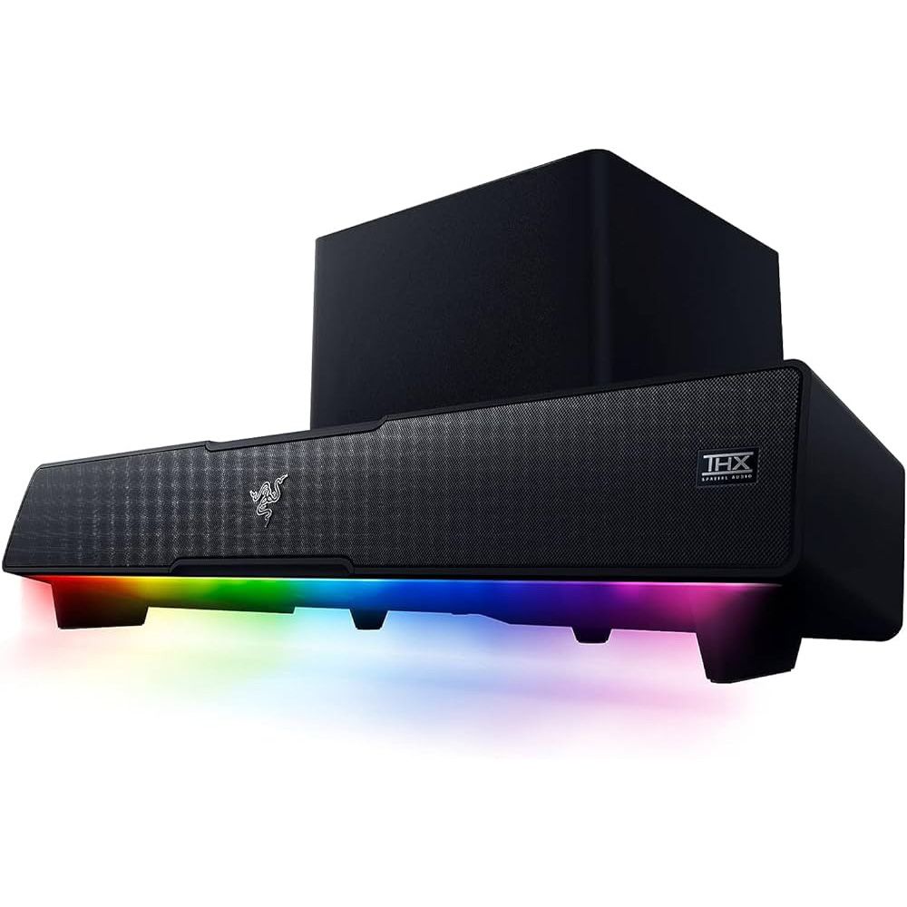 Razer Leviathan v2 pro RGBサウンドバー Beamforming Soundbar with Head-Tracking AI - Razer Leviathan